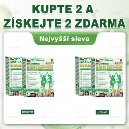 🇨🇿Lékařem formulovaný AMZKEEP® Moringa Berberin × NAD+ 10-in-1 Pokročilá Nano Mikroneedle Náplast (Zažijte viditelné výsledky již za 7 dní)